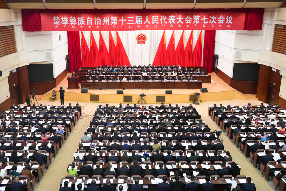 肖洁在楚雄州第十三届人大第七次会议作检察工作报告